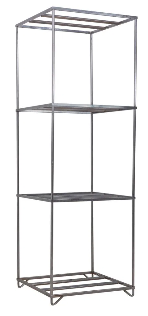 W999012 – WC WHEEL ACC Point Of Purchase Display, 3 Level Wheel Display Rack Black